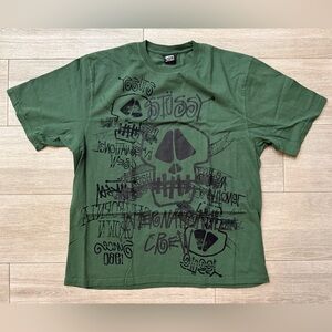 Men's Stussy Skulls Pigment Dyed Pine Tee 1905177 T-Shirt Size L Large New